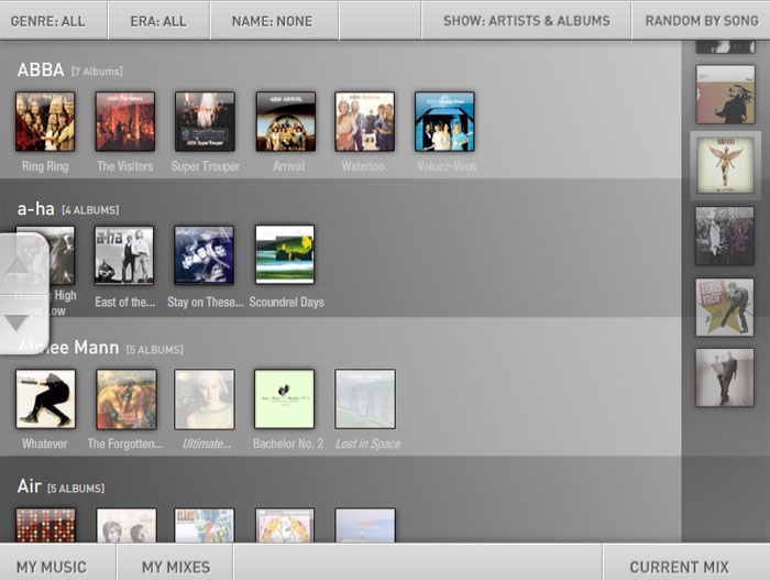 Music Republic: Bebop Music Collection Screen