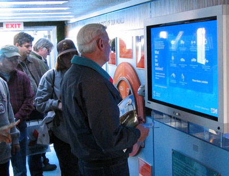 Toyota Hybrid: attendees interacting with one of the experiences