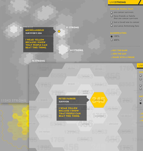 wearyellow.com: Community Visualization Concepts